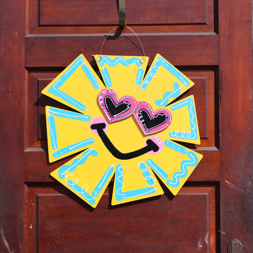 Smiley Sun Door Hanger