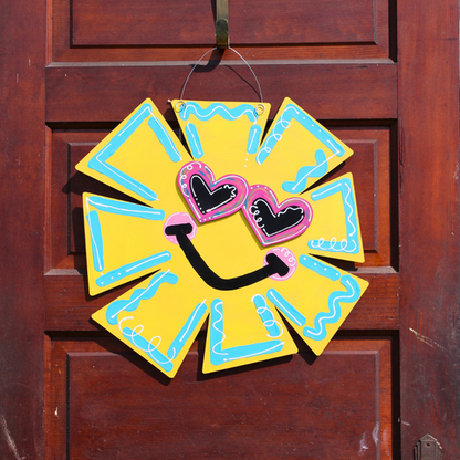 Smiley Sun Door Hanger