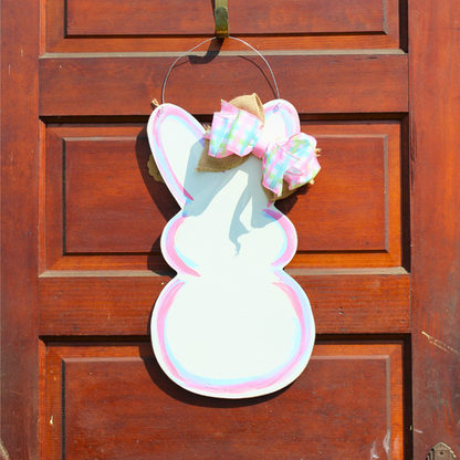 Pastel Bunny Door Hanger